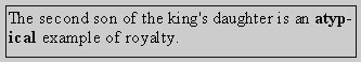 Dividing words at the end of a line